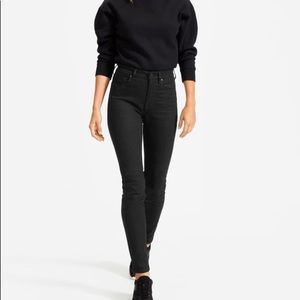 Everlane Black High Rise Skinny Jeans